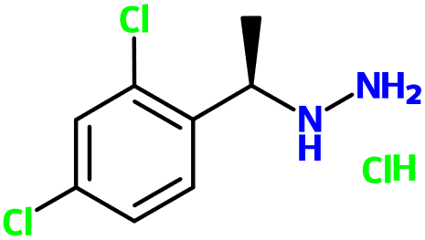 (image for) MC011498 (R)-(1-(2,4-Dichlorophenyl)ethyl)hydrazine hydrochloride